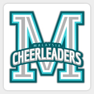 Malaysia Cheerleader Sticker